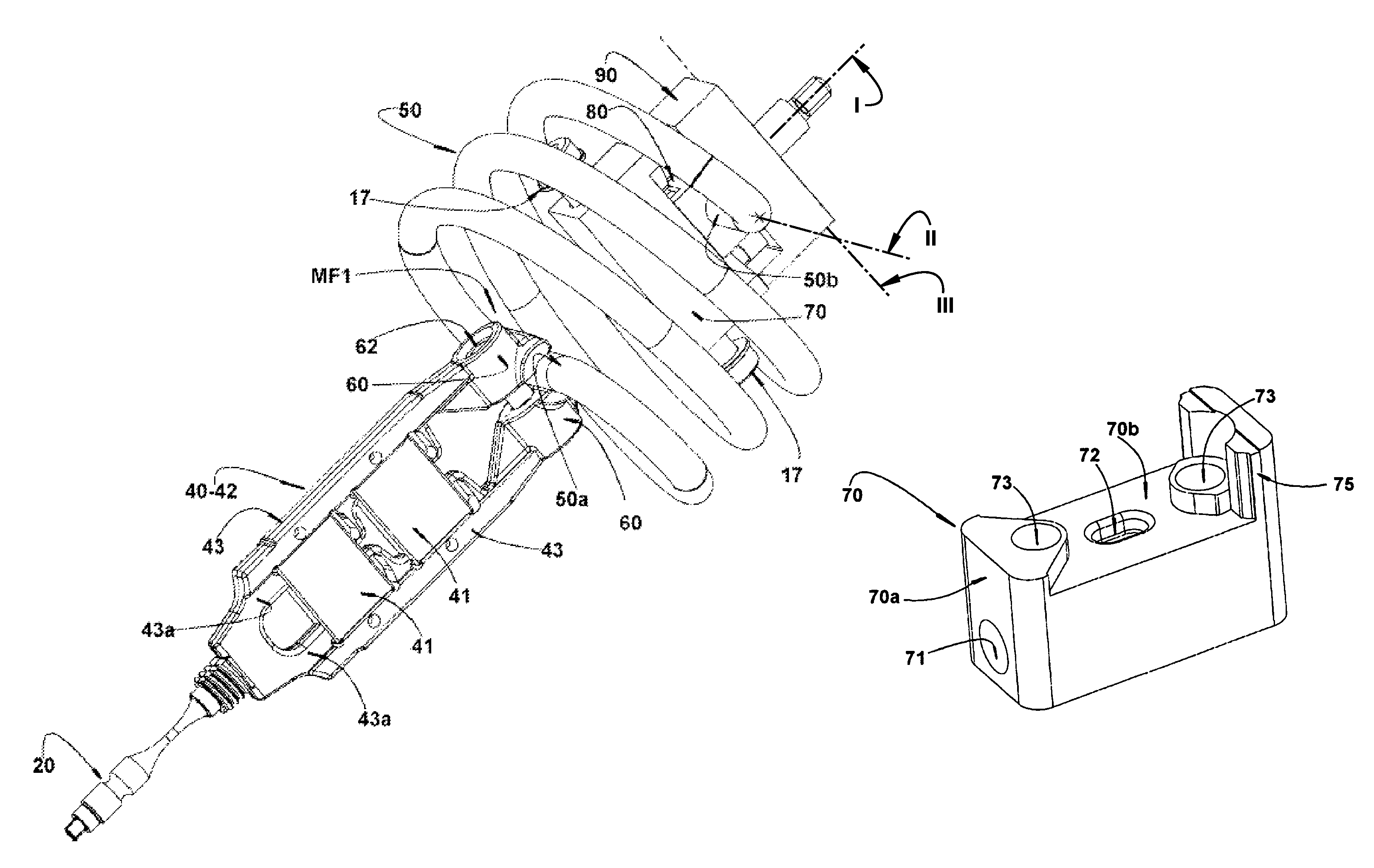 Mounting arrangement for a resonant spring in a linear motor compressor