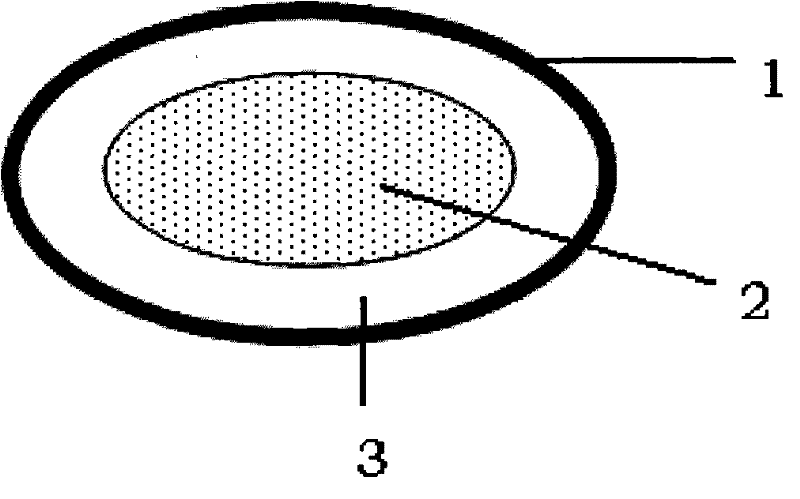 Expansion type testicular prosthesis