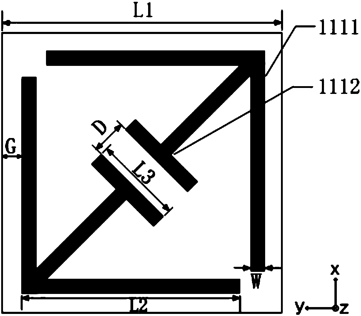 Low radar cross section array antenna based on polarization conversion