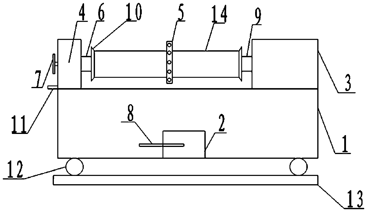 A device and process for repairing the cylinder barrel of an oil cylinder