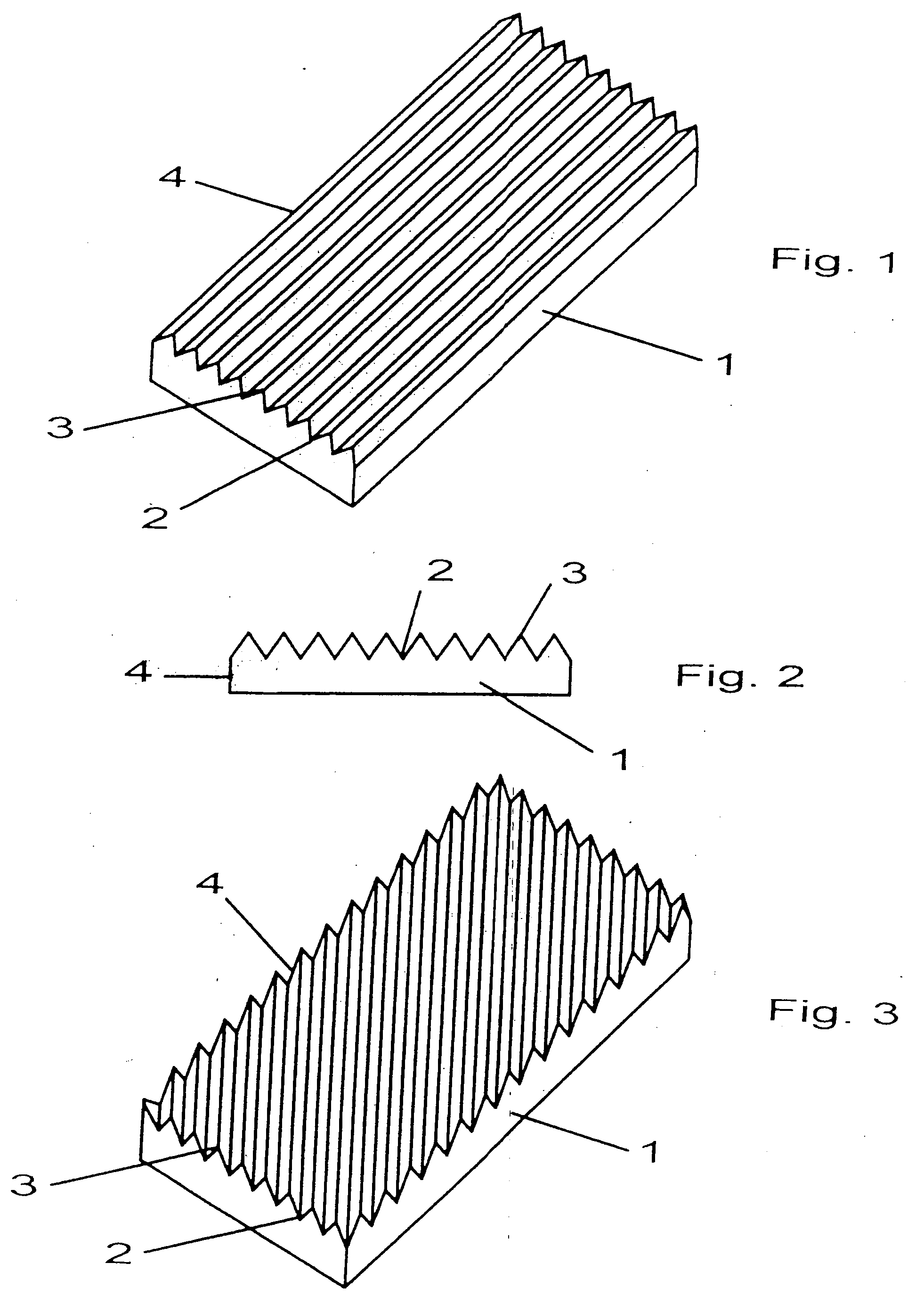 Method for shaping concrete blocks and/or concrete slabs