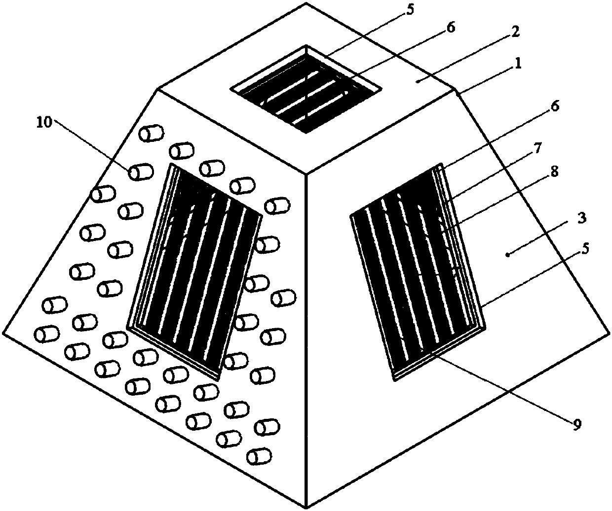 Enhancement-type artificial fish reef device for protecting and promoting growth of juvenile fish