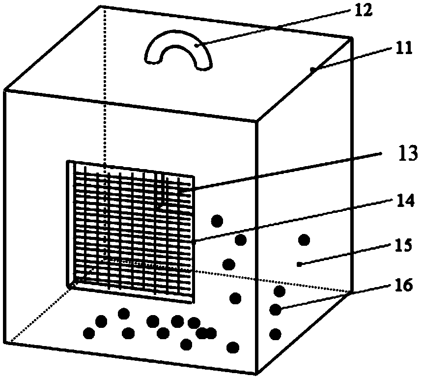 Enhancement-type artificial fish reef device for protecting and promoting growth of juvenile fish