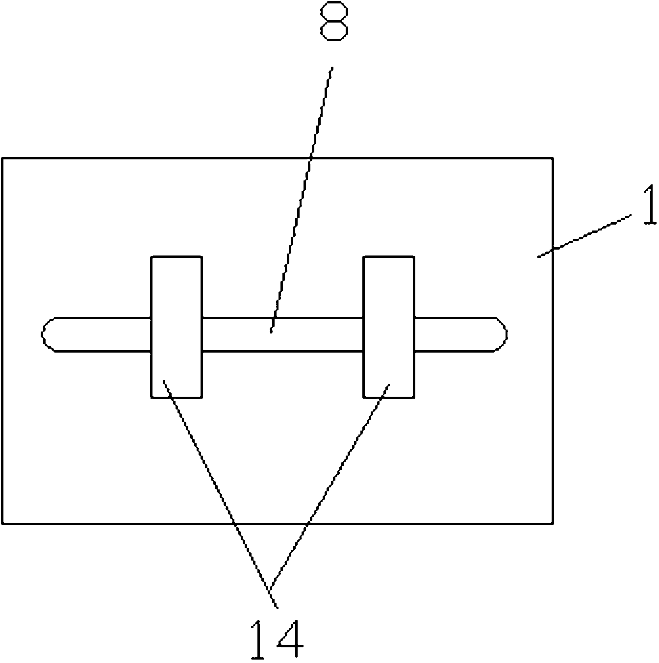 Light-emitting diode (LED) lamp placing structure