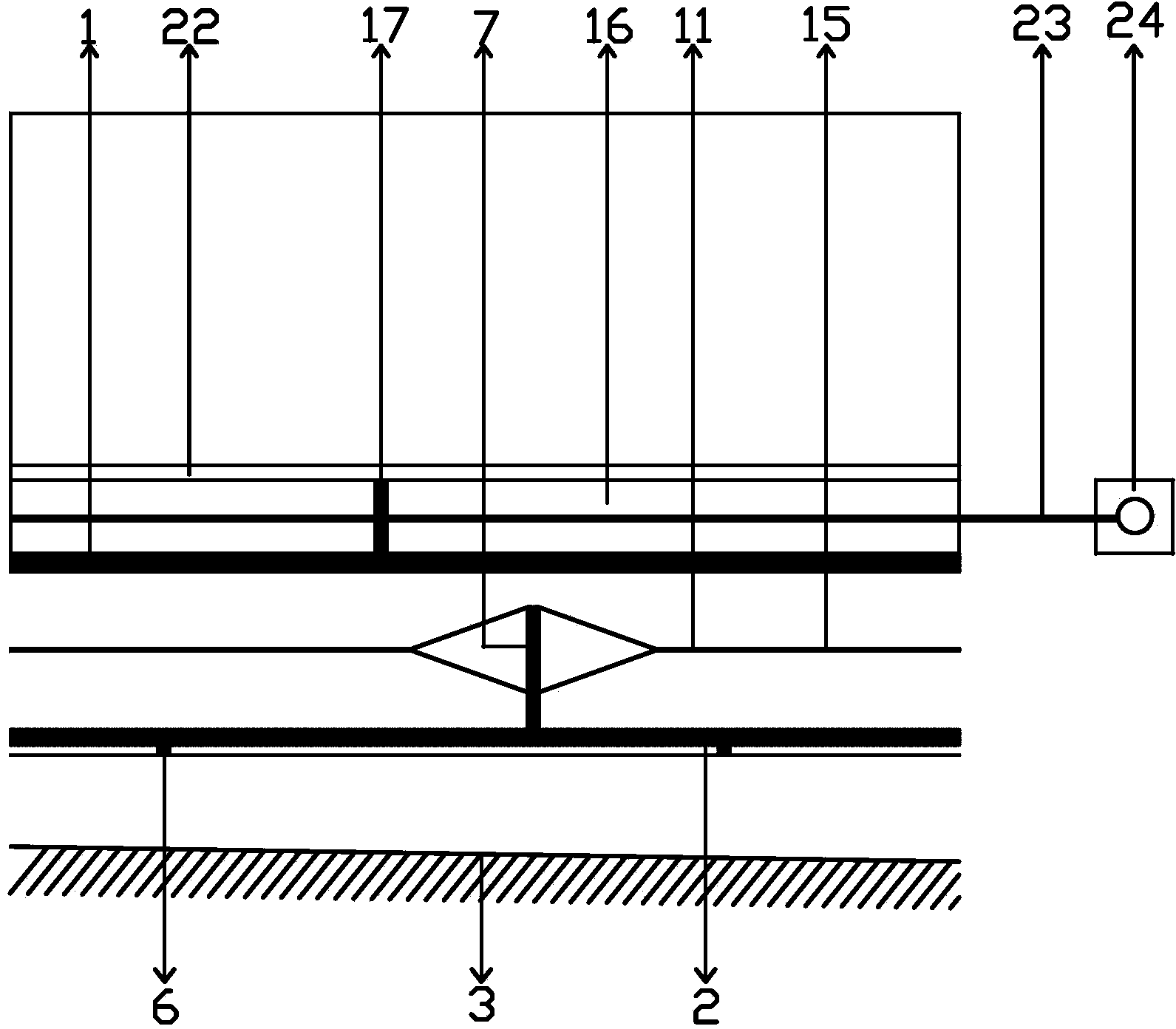 Water-saving barn blowdown system