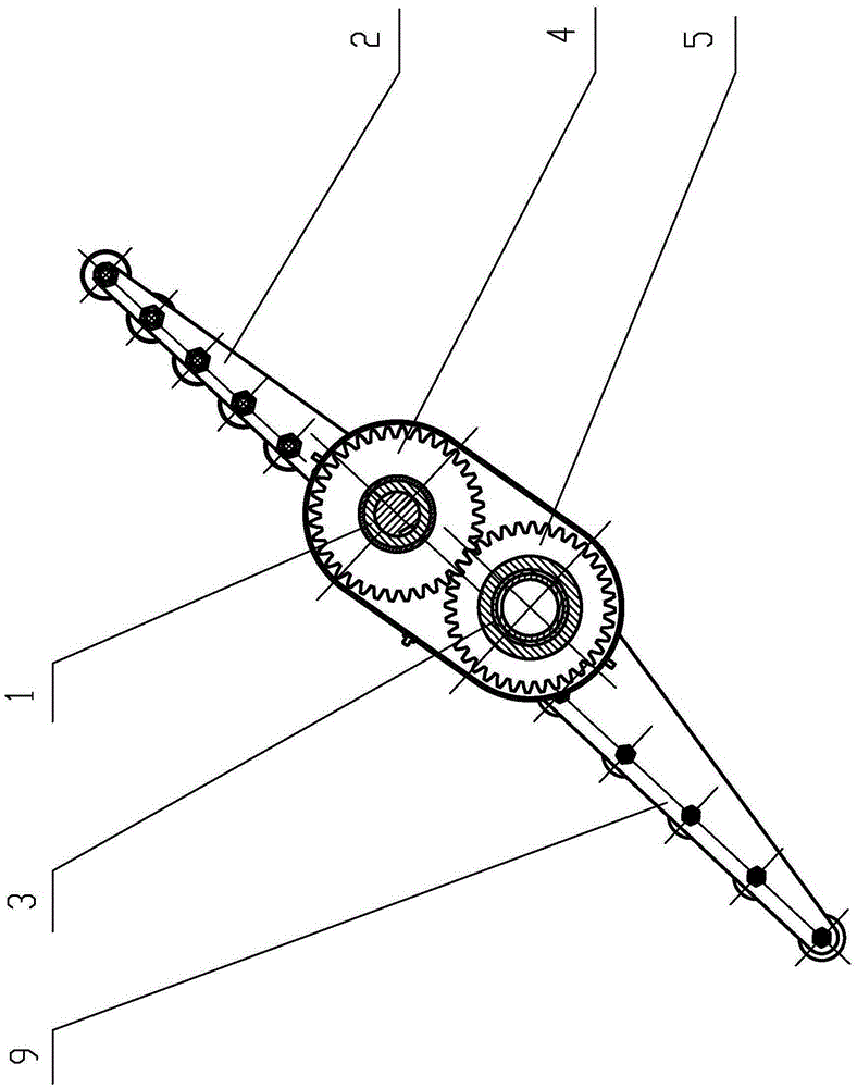 Unloading device for tire shaping and vulcanizing machine