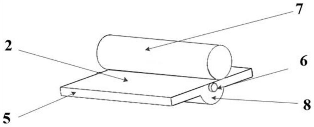 Wave energy collecting device based on friction nanometer generator