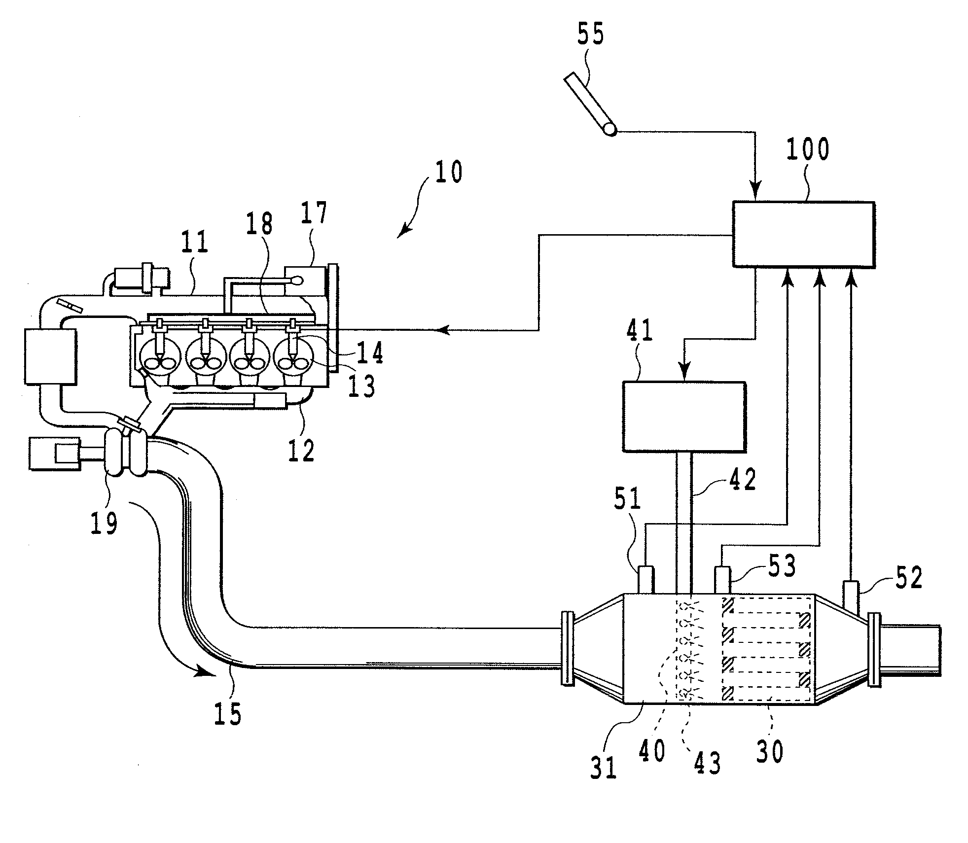 Device and method for controlling internal combustion engine