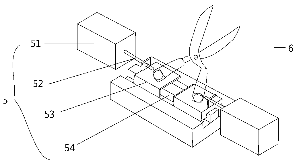 Trimming device and method for trimming small-size bonsai