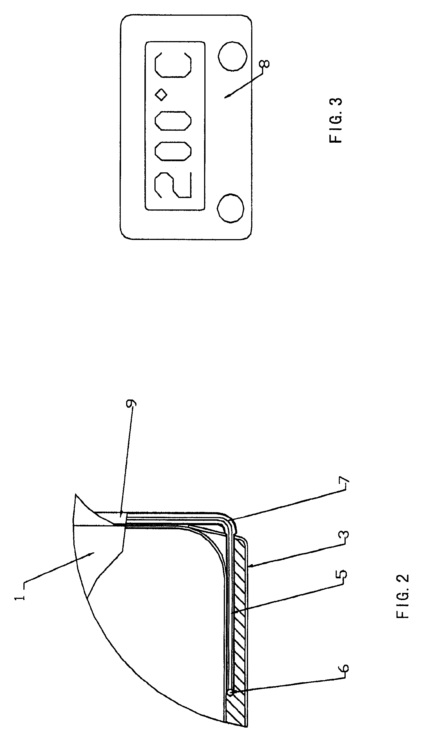 Cooking pan with temperature display