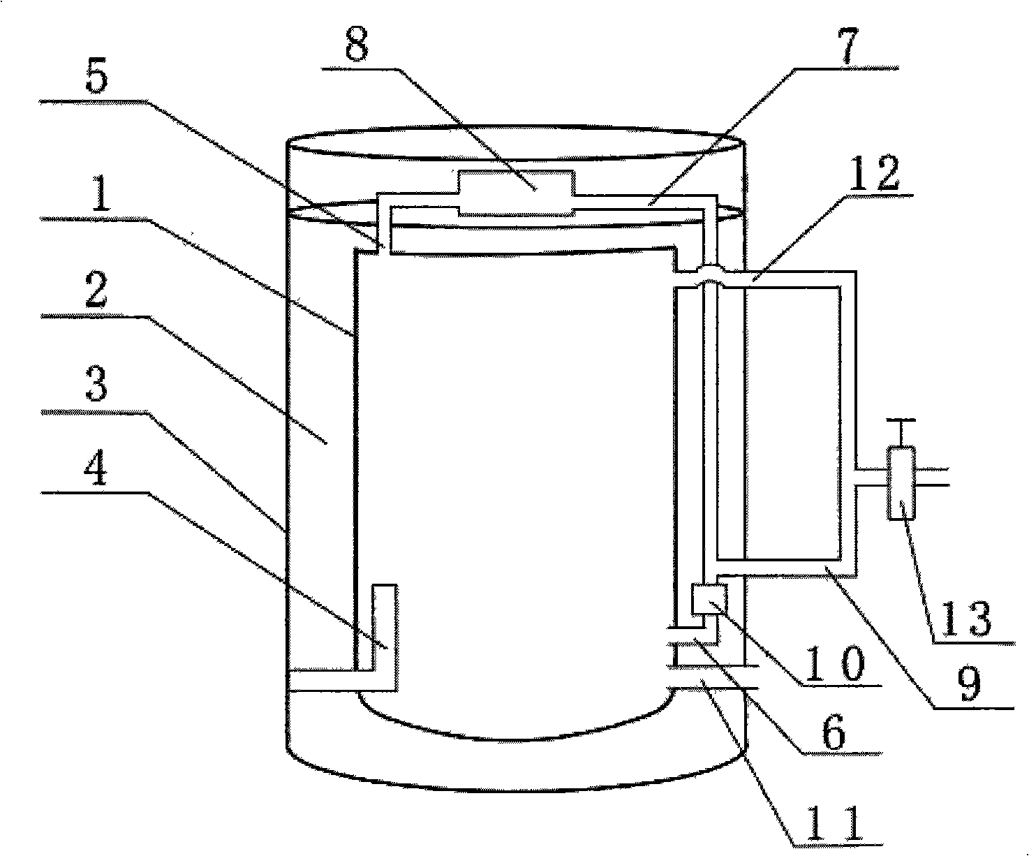 Rapid uniform heating solar water heater and its dynamic heating method