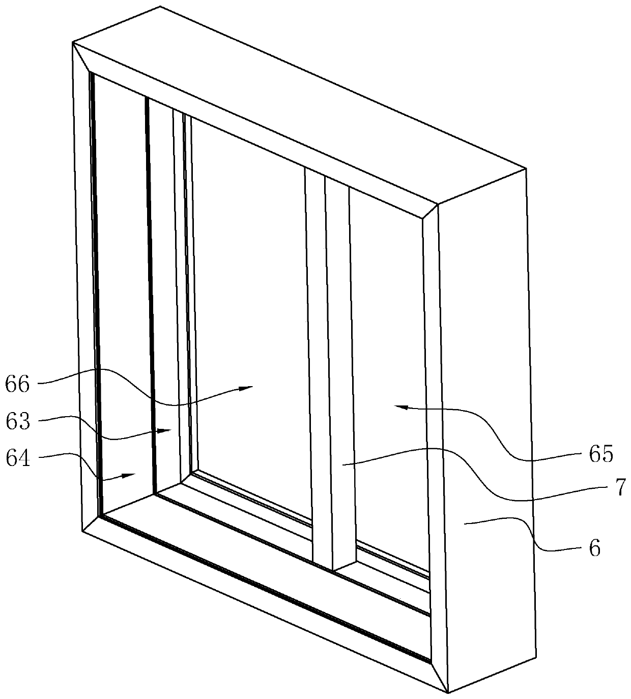 Heat insulating type window frame capable of preventing rainwater backward flow