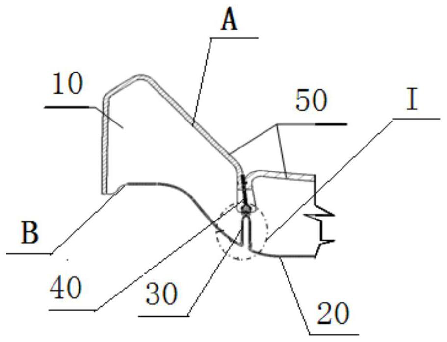 A hanging structure for seat foam