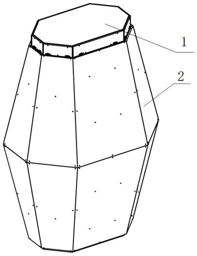 Recyclable and deformable launching nacelle