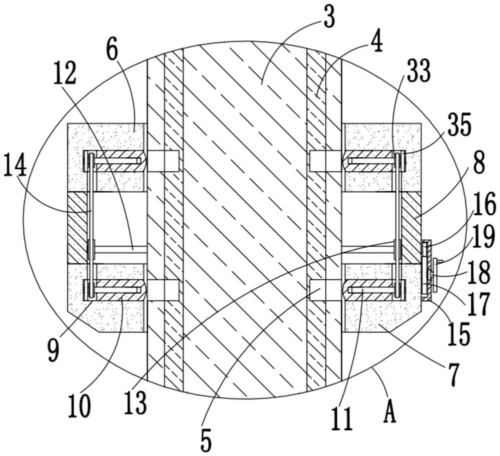 Novel combined type high and large formwork steel platform