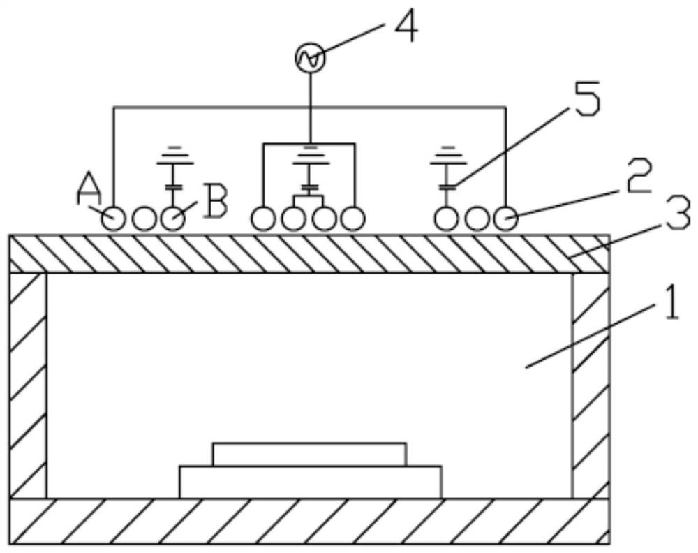 Induction coil set and reaction chamber