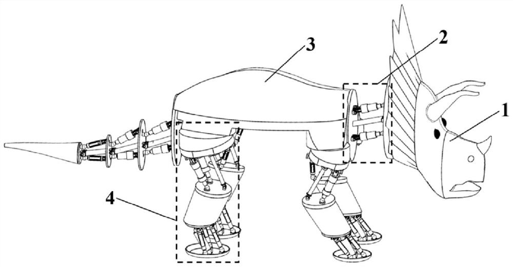 Bionic quadruped robot