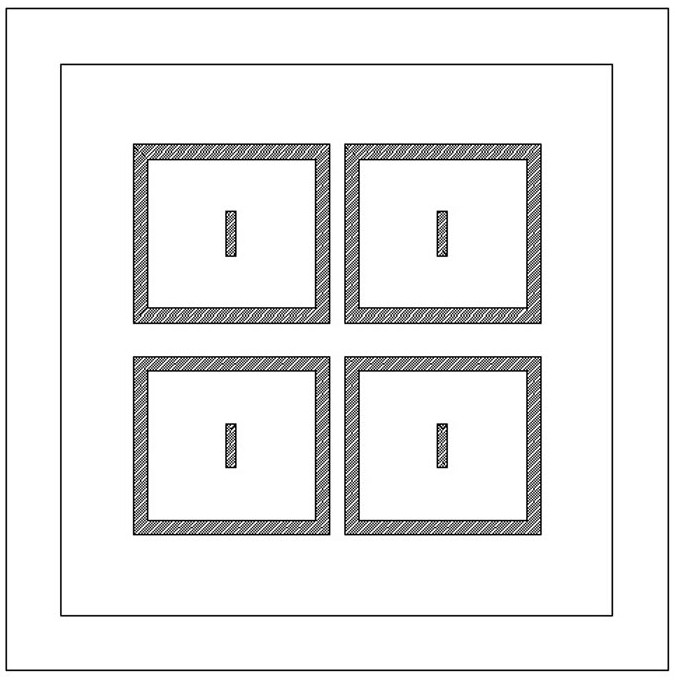 Method for improving ink precision through two times of printing