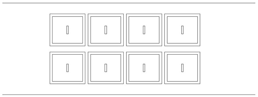 Method for improving ink precision through two times of printing