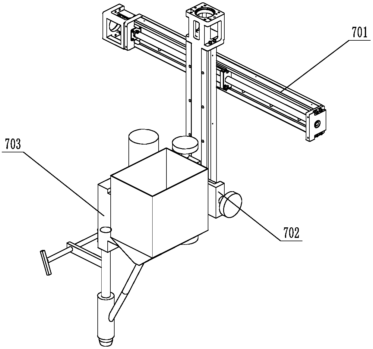 Pipe stitch welding all-in-one machine