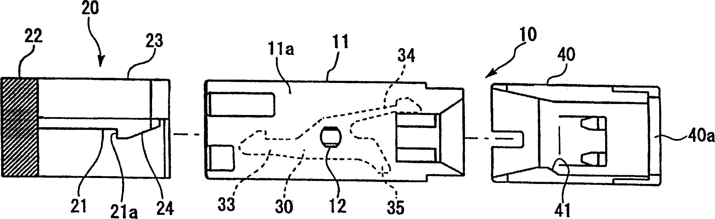 Cable connector using sliding actuating engaging device