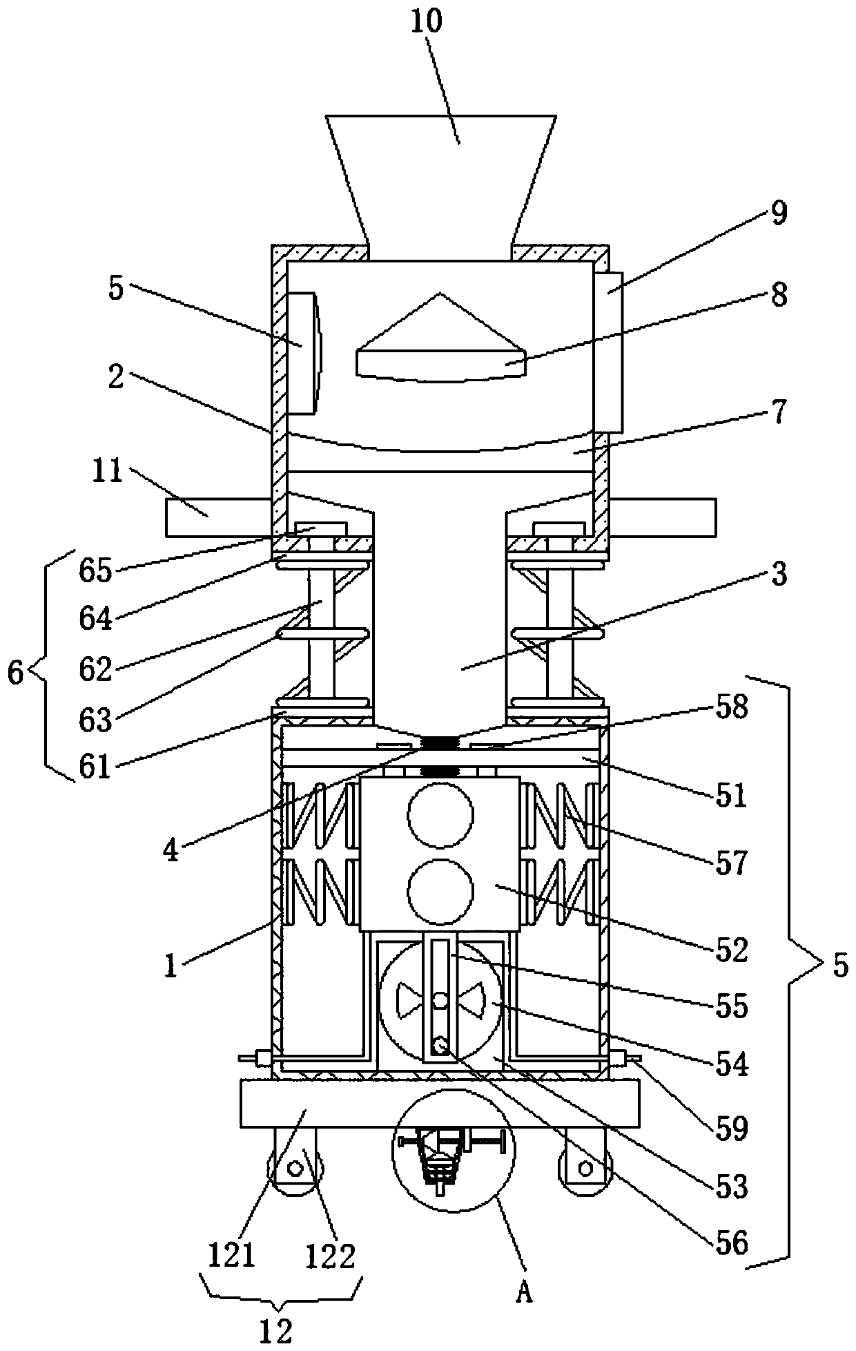 Vomit receiving device for gastroenterology nursing