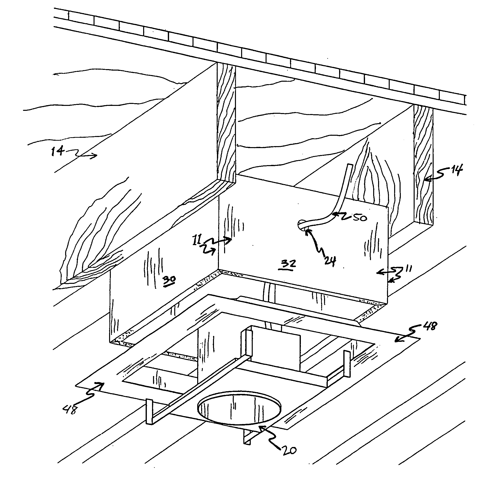 Recessed ceiling fixture enclosure