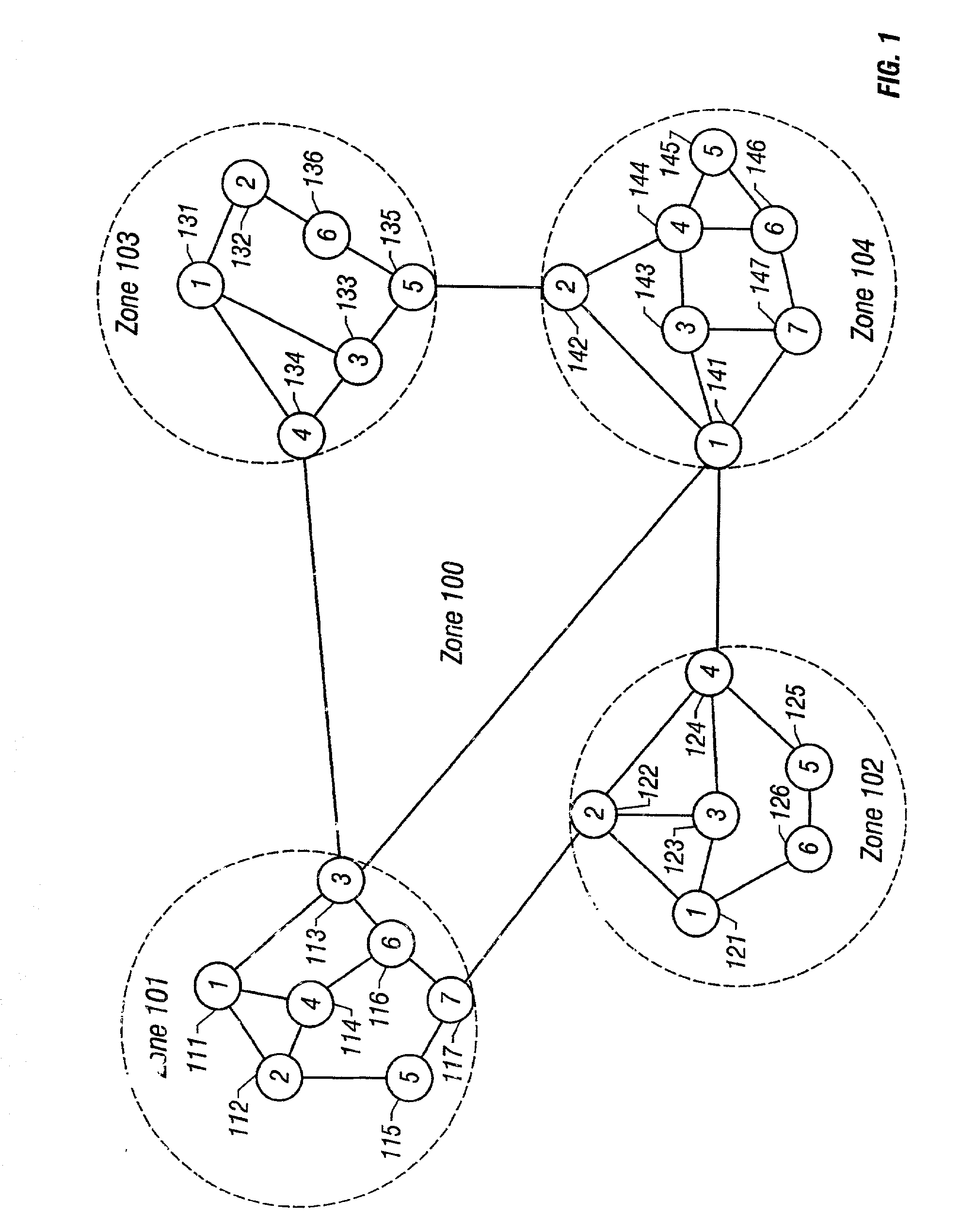 Method for restoring a virtual path in an optical network using 1:N protection