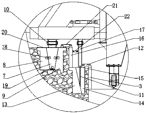 Integrated rapid construction formwork of drainage ditch and cable trench of highway