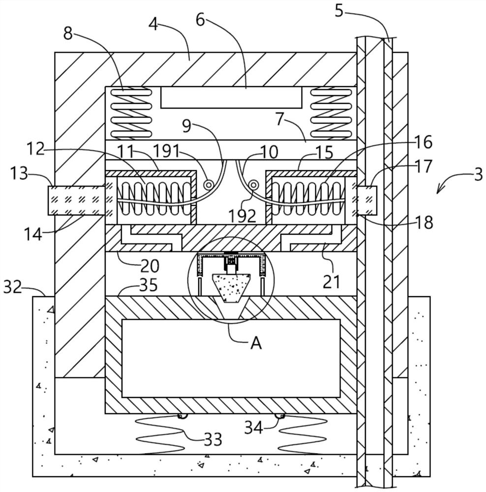 Fixed-layer sampling device for underground water