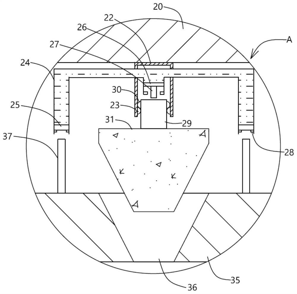 Fixed-layer sampling device for underground water