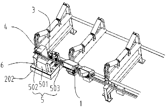 Belt conveyor inspection robot base station with multiple processing functions