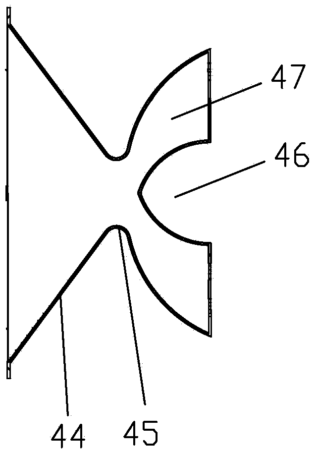 Oil fume absorbing and noise reducing device of range hood