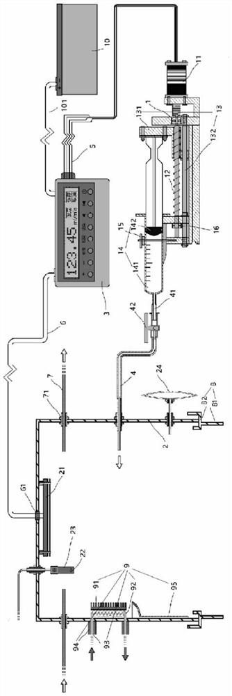 Rice plant carbon isotope field in-situ calibration method