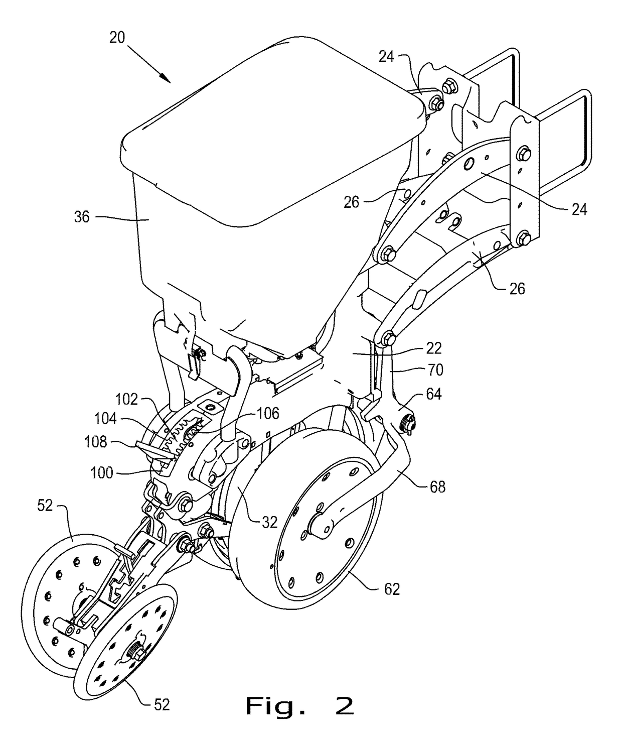 Zeroing adjustment for depth control system