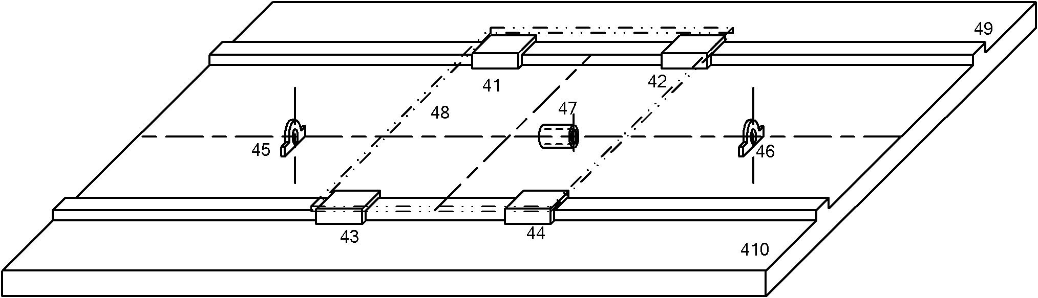 Thermal error compensation device on basis of numerical control workbench