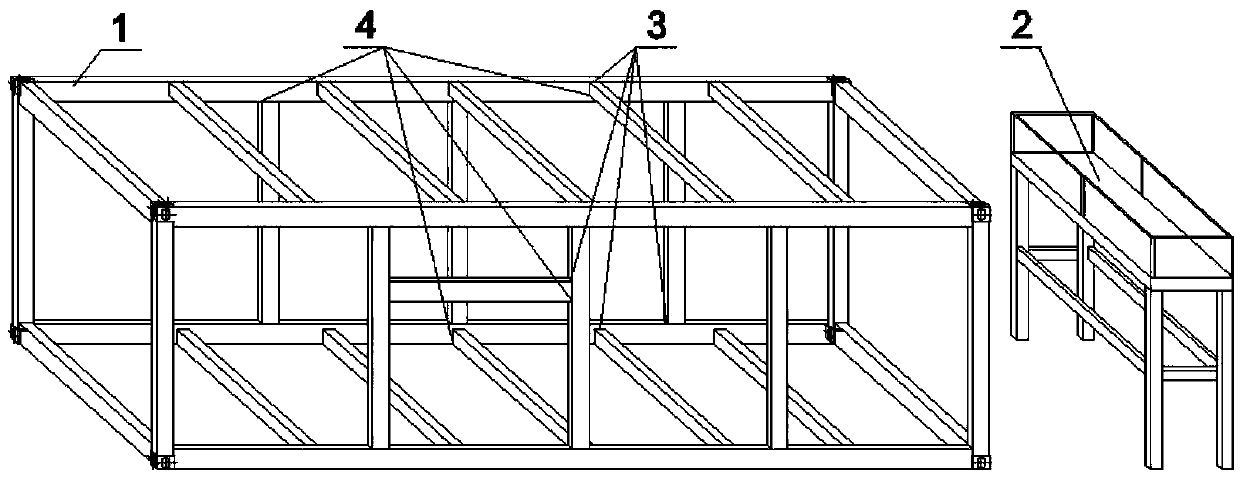 A method of welding modular steel frames using a rotating device