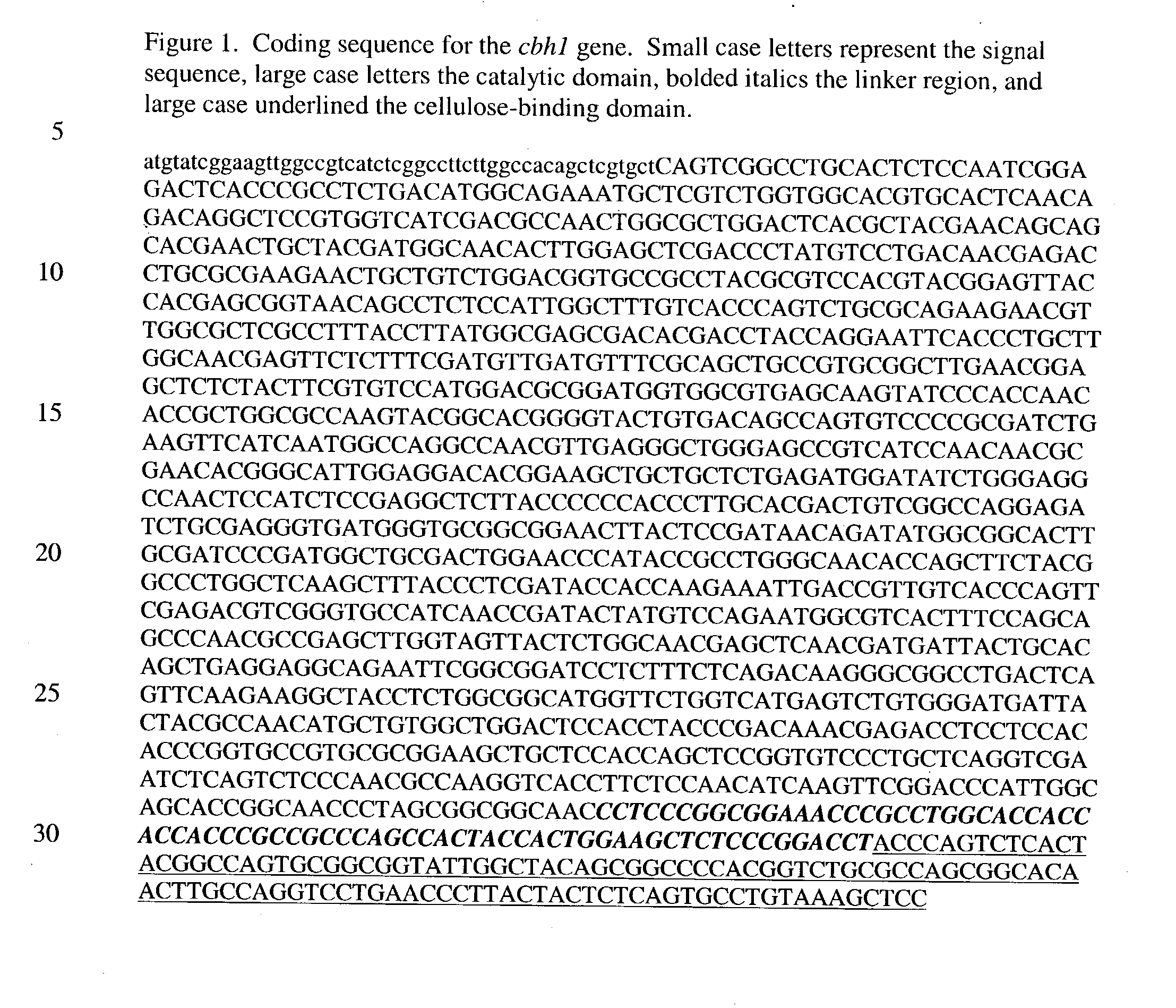 Cellobiohydrolase I gene and improved variants