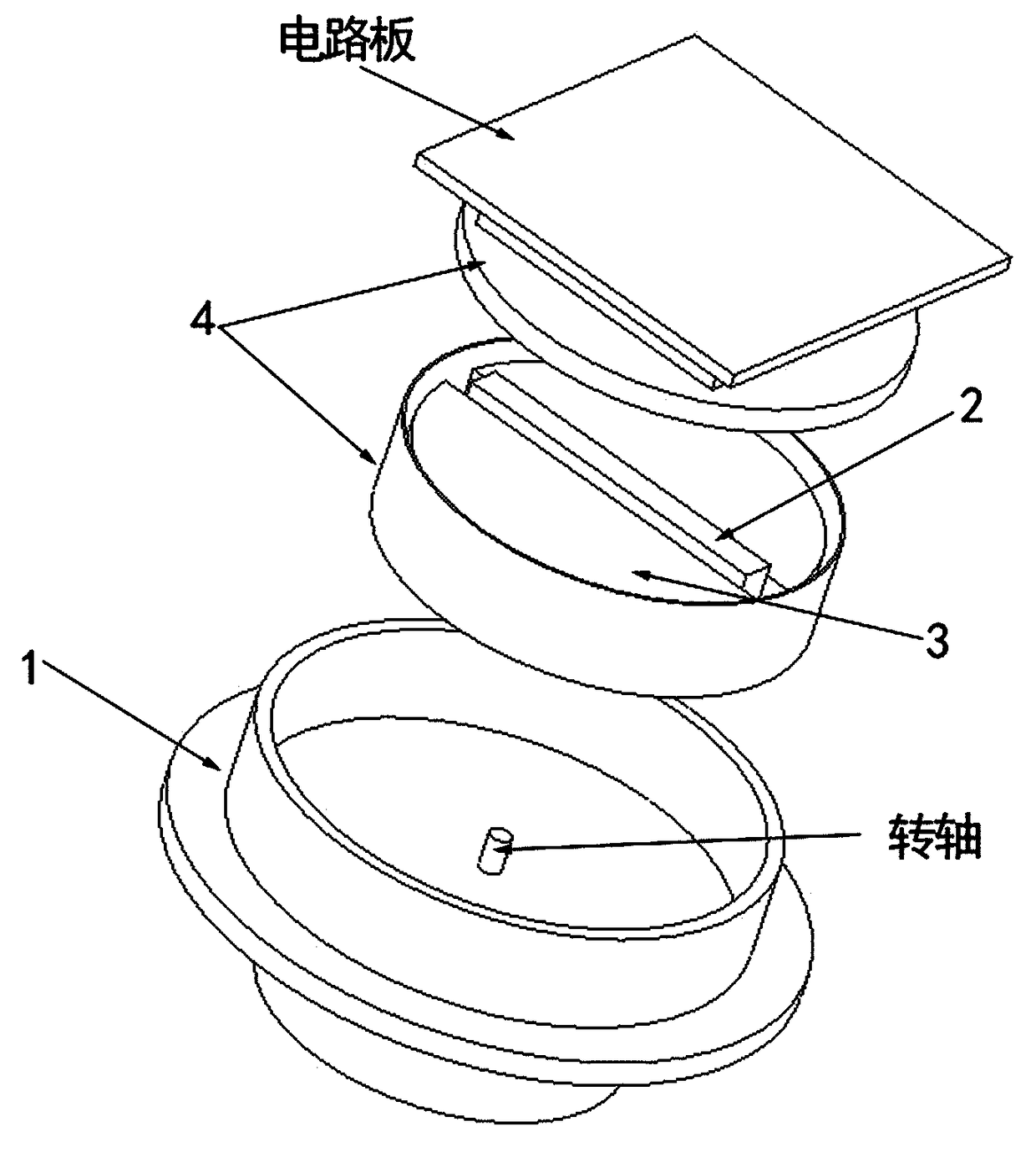 Sensor device applied to intelligent floor mopping robot and control method