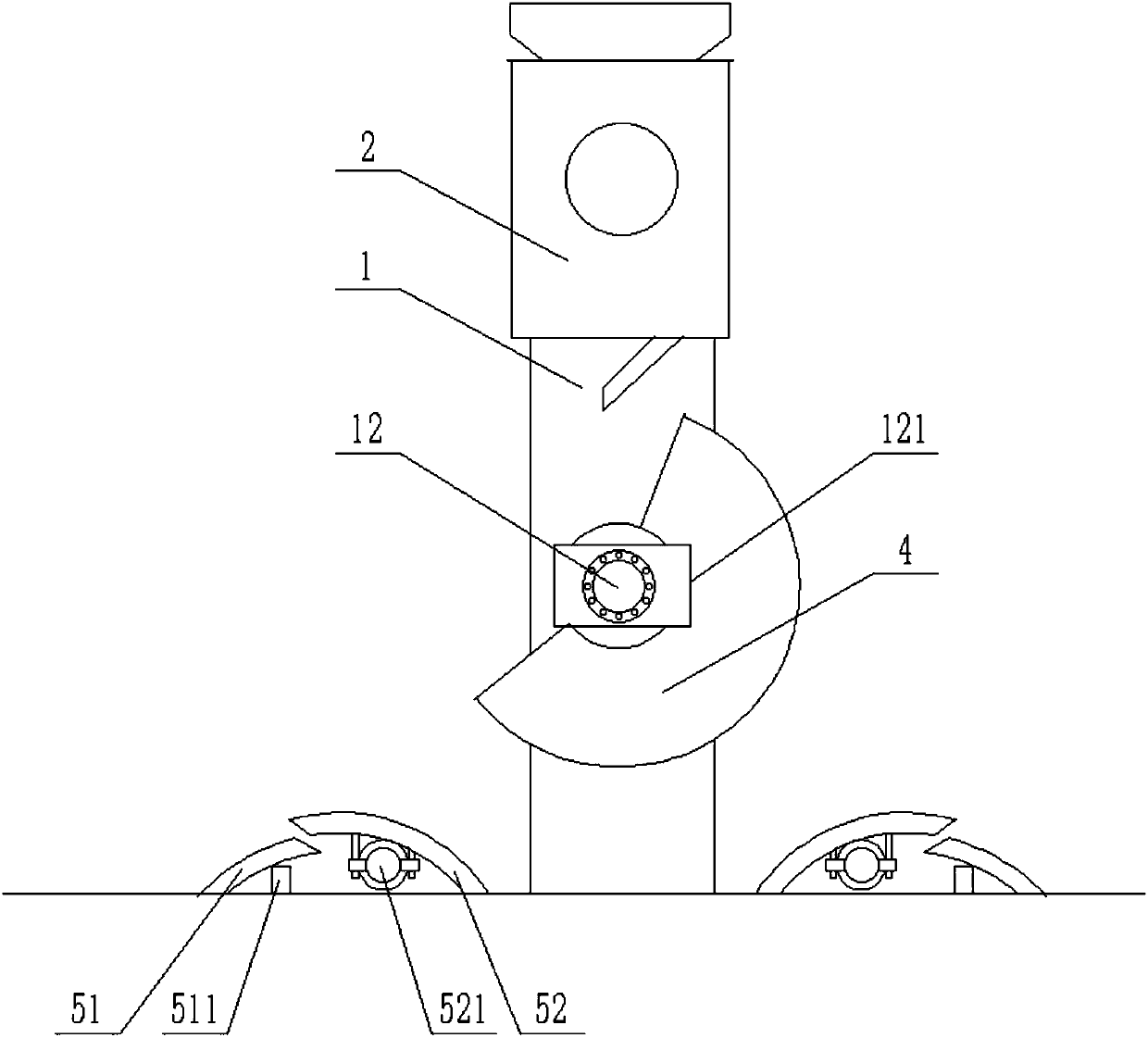 Intelligent pig feeding device