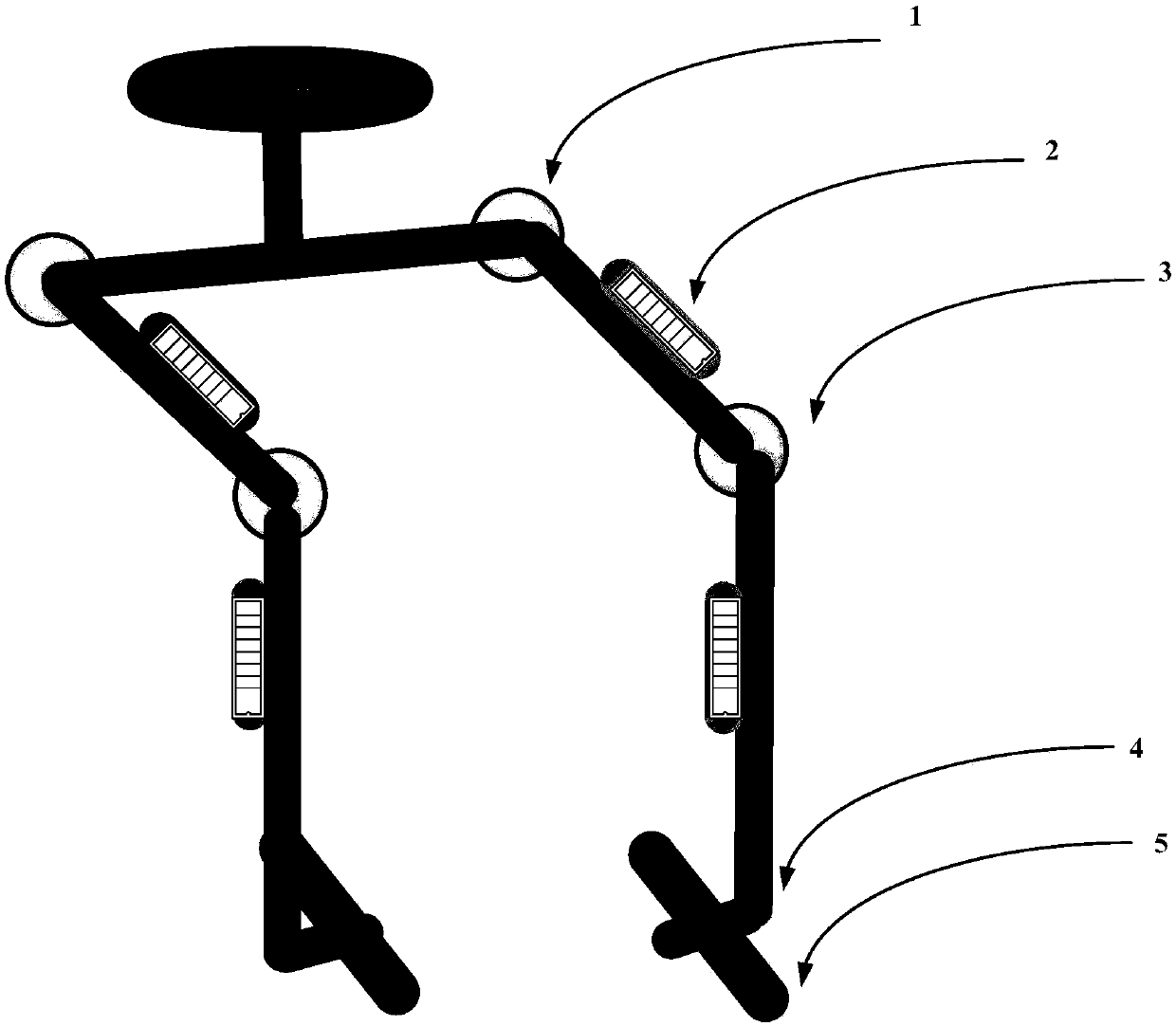 Control method of rehabilitation-treatment intelligent exoskeleton robot for lower limb