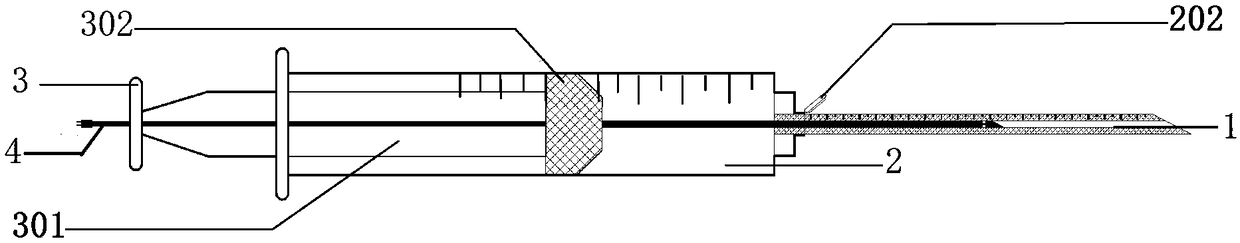 Lumbar puncture needle capable of detecting oxygen partial pressure and biochemical indexes of cerebrospinal fluid