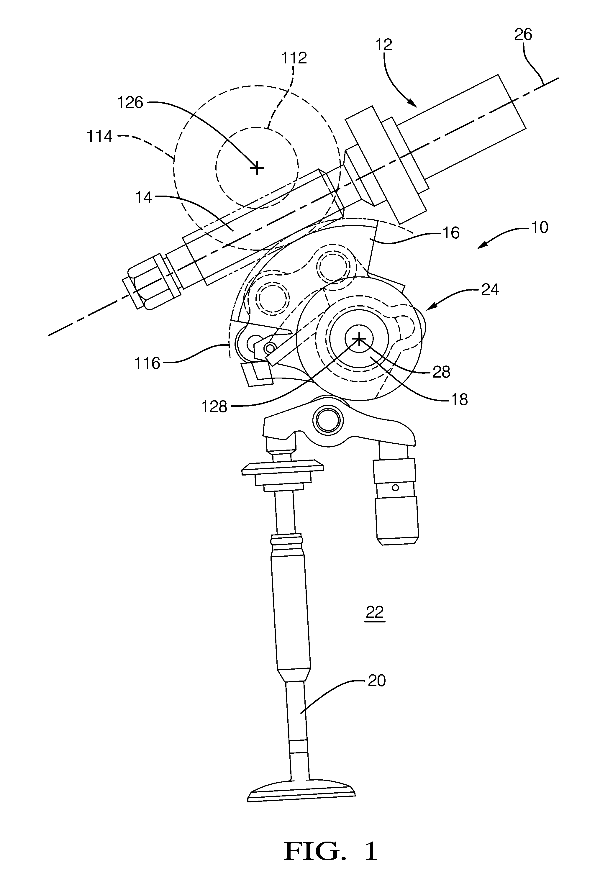 Actuator with self-locking helical gears for a continuously variable valve lift system