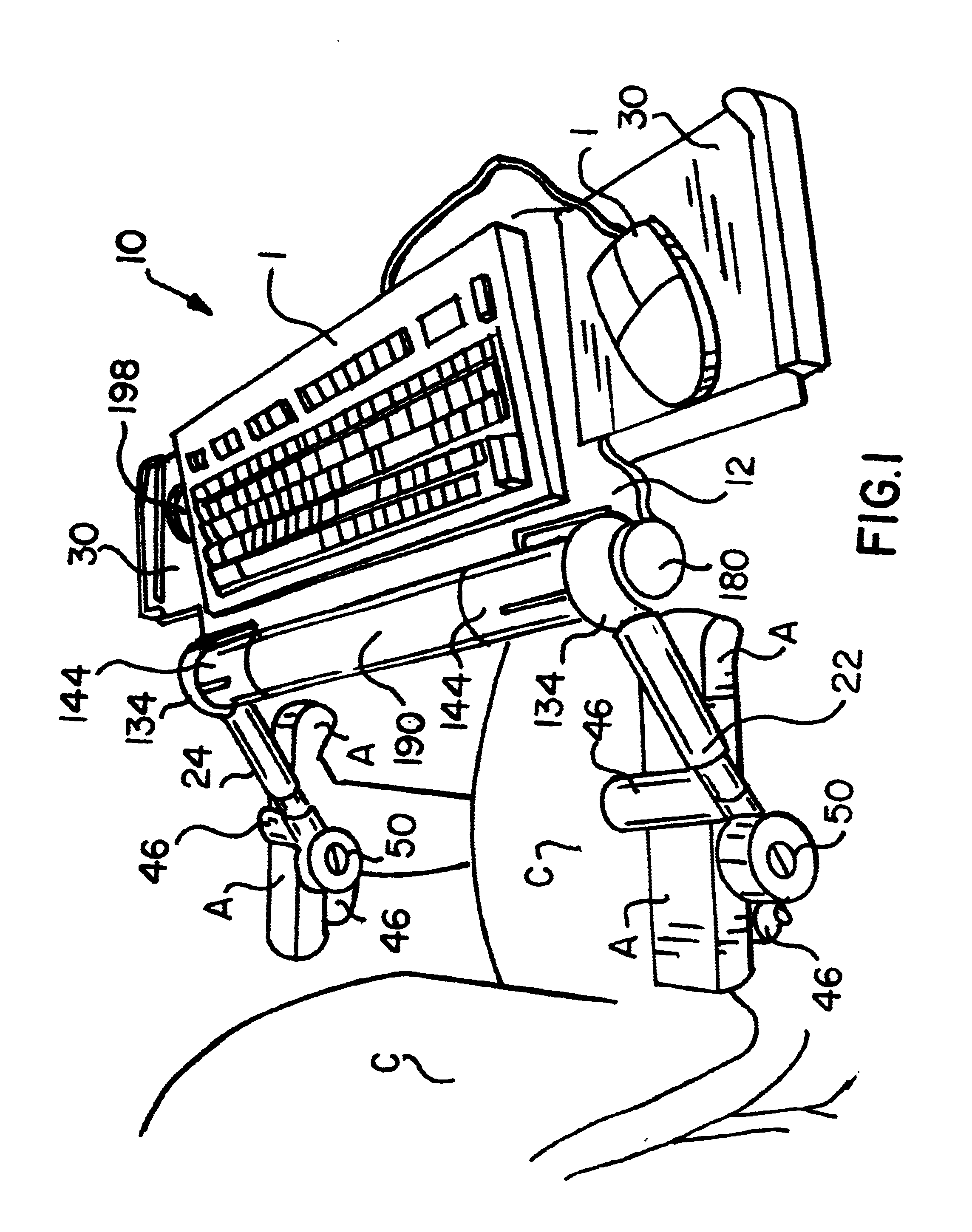 Arm chair mounted keyboard support apparatus