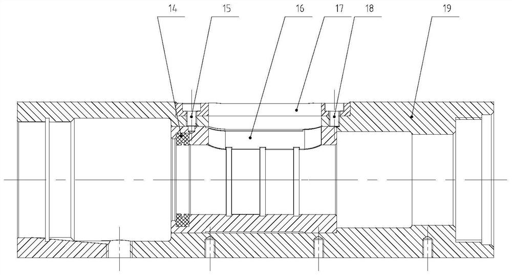 A high-precision conveying device suitable for ultra-high pressure dual-degree-of-freedom series coordination