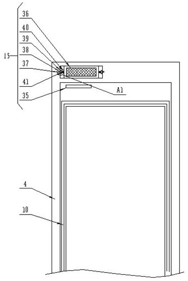 A fire door for assisting escape and method of using the same