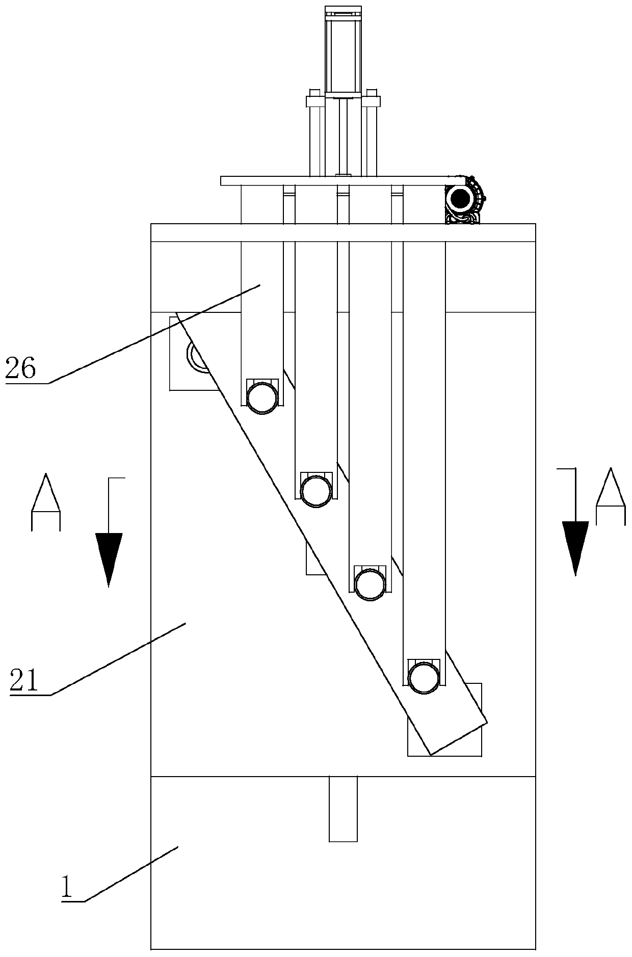 A device and method for rapid sampling of soil layers