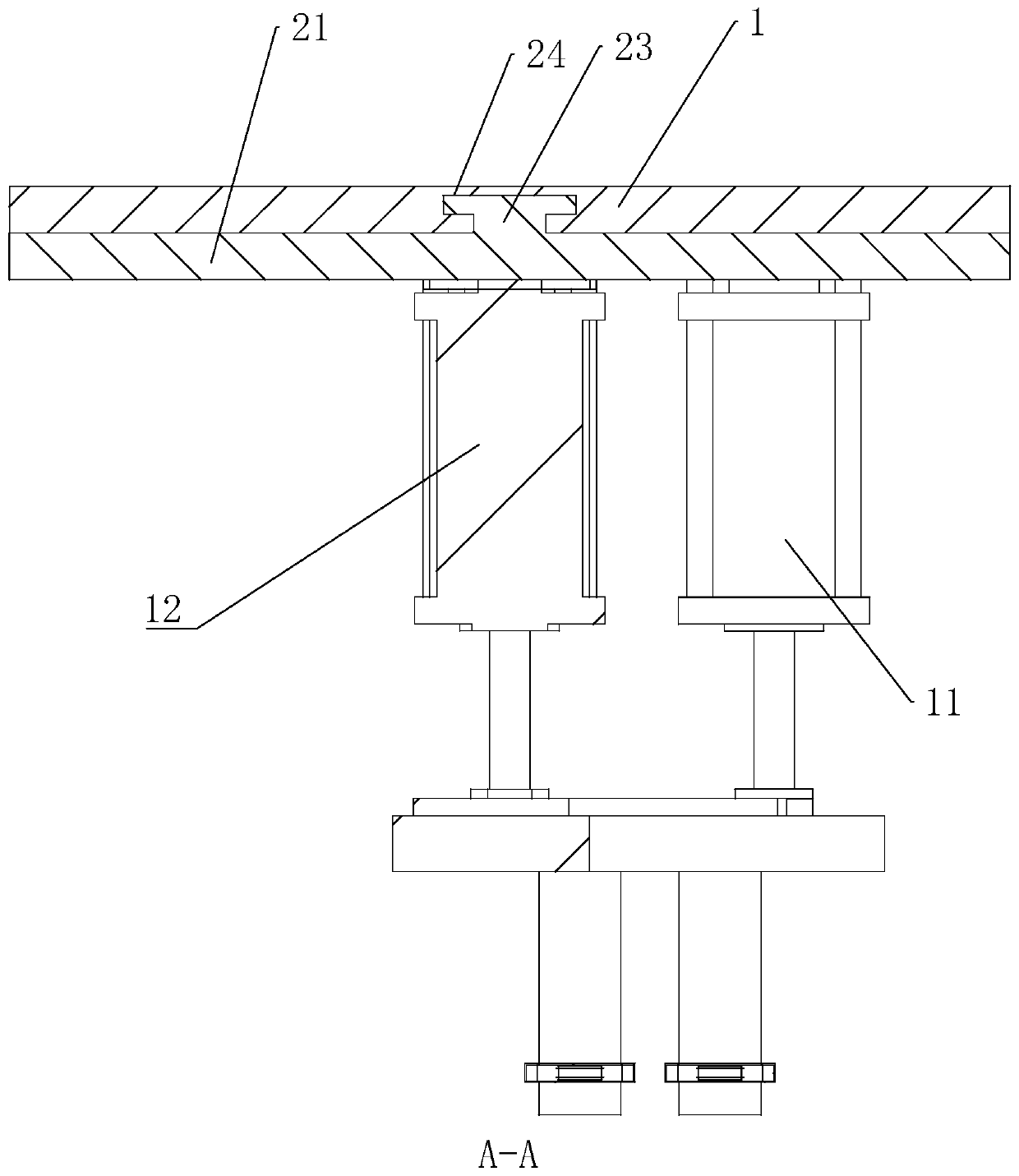 A device and method for rapid sampling of soil layers