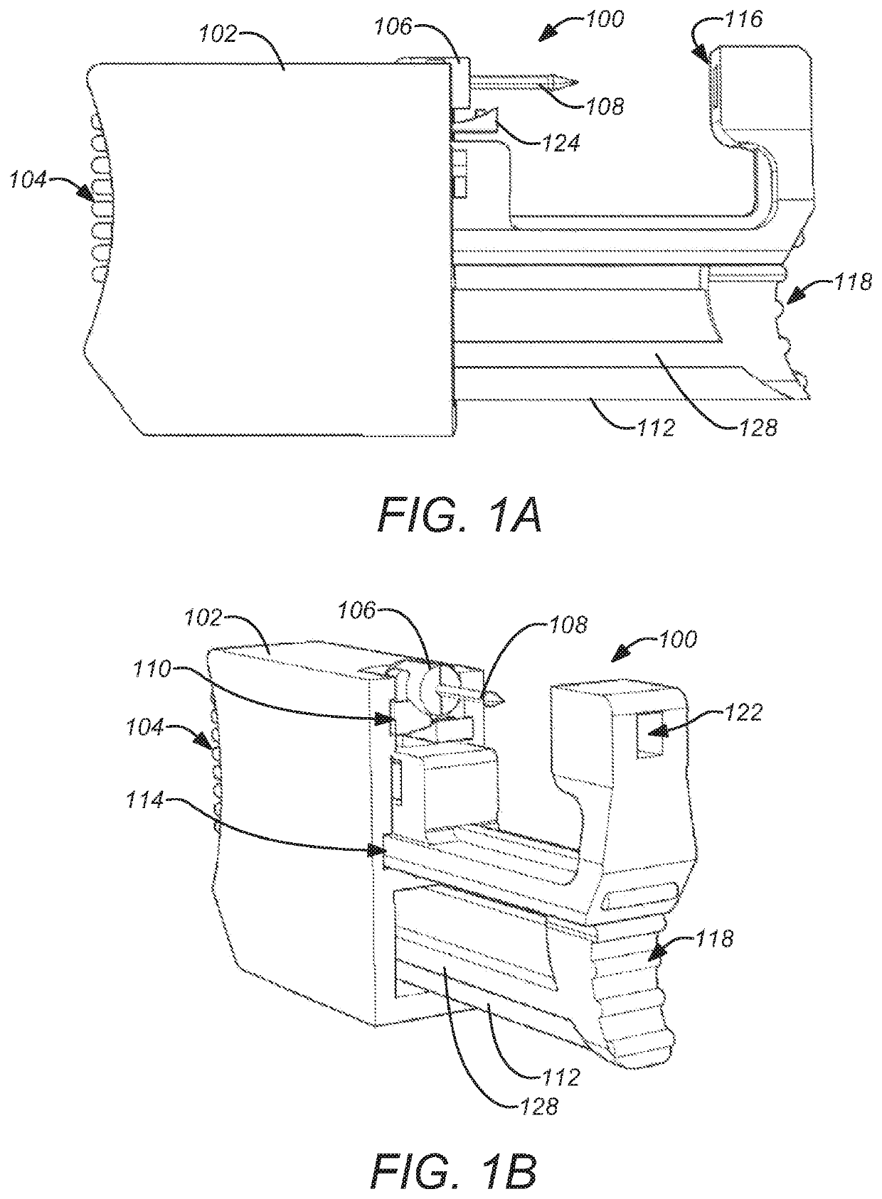 Disposable hand operated cartridge body piercing instrument