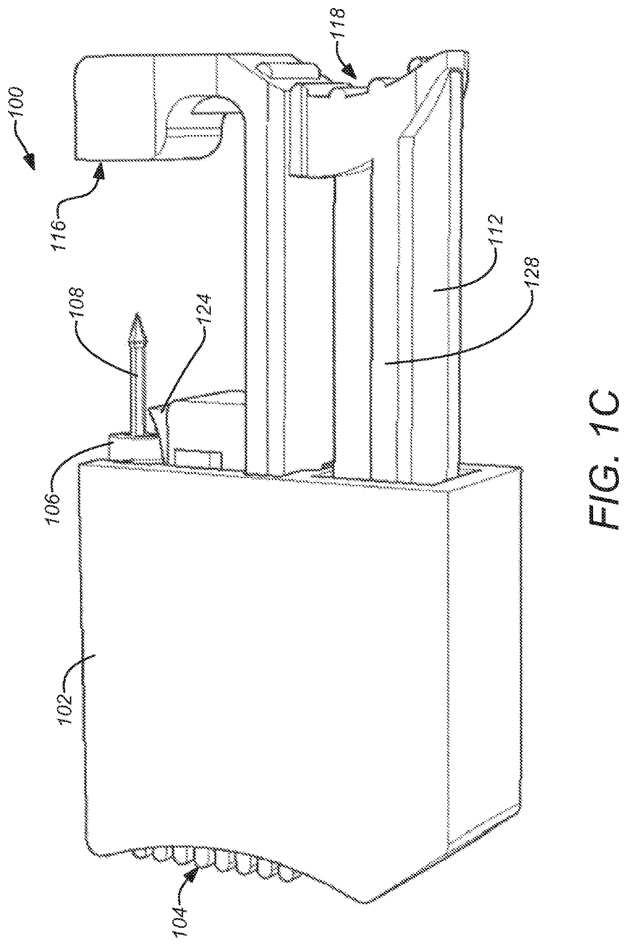 Disposable hand operated cartridge body piercing instrument